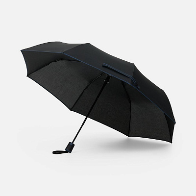 Зонт складной Edgeline, темно-синий (Тёмно-синий)