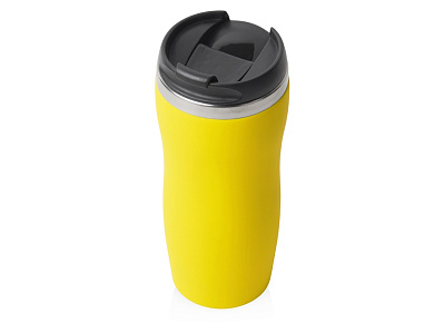 Термокружка Double wall mug С1 soft-touch, 350 мл (Желтый)