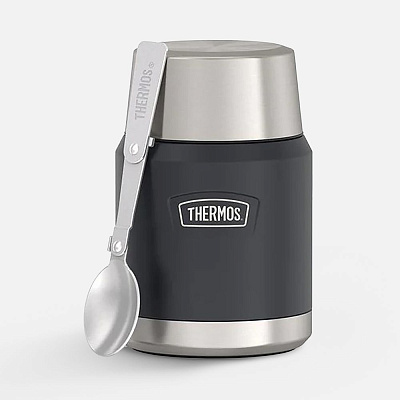 Термос для еды Icon 470, черный (Чёрный)