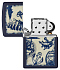 Зажигалка ZIPPO Nautical Design с покрытием Navy Matte, латунь/сталь, синяя, матовая, 38x13x57 мм - Фото 4