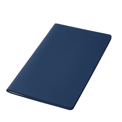 Блокнот Альфа Слим (Alpha slim), синий