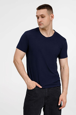 Футболка унисекс Senti, темно-синяя (Тёмно-синий)