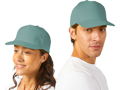 Бейсболка Memphis 165 (Припылено-бирюзовый)