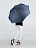 Зонт складной Fiber, темно-синий - Фото 12