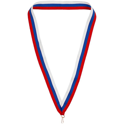 Лента с карабином Champ триколор