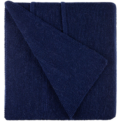 Плед Nessona Alpaca, темно-синий