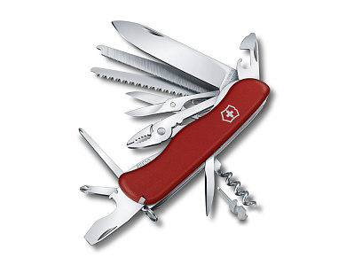 Нож перочинный WorkChamp, 111 мм, 21 функция (Красный)
