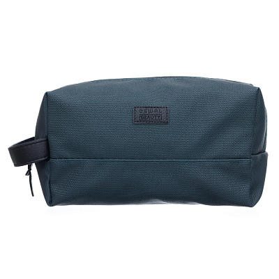 Косметичка Dewal Beauty серия "Стиль", цвет серо-зеленый. 25х11,5х13,5см (Серо-зеленый)