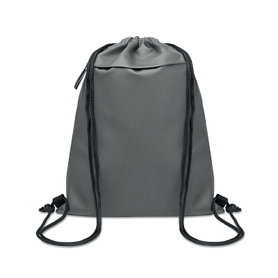 Drawstring bag in 600D RPET (Каменный серый)