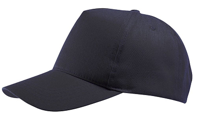 Бейсболка Buzz, темно-синяя (Тёмно-синий)