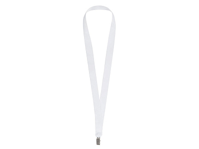 Ланъярд под сублимацию с клипом, 2 см (Белый)