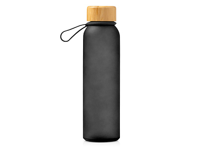 Бутылка VOZNAN из переработанного стекла (Чёрный)