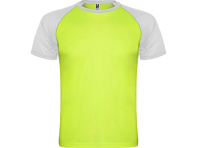 Спортивная футболка Indianapolis мужская (Неоновый зеленый/белый)