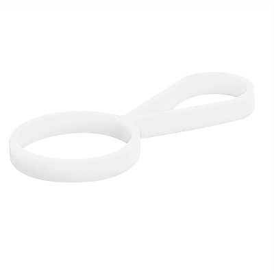 Кольцо-держатель силиконовое для термобутылки Olivia  (Белый)