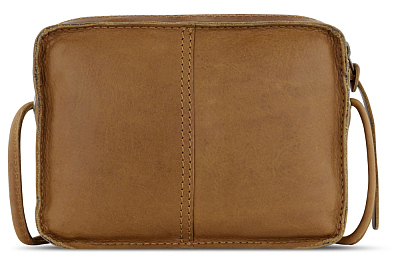 Сумка через плечо KLONDIKE RUSH «Allison», натуральная кожа в коньячном цвете, 18 х 14 х 5 см