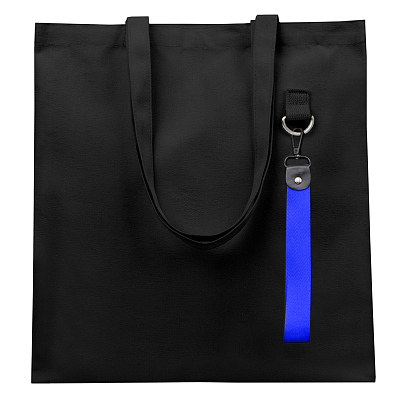 Сумка для покупок LUMISSA 325 г/м² с ремувкой, чёрный/синий
