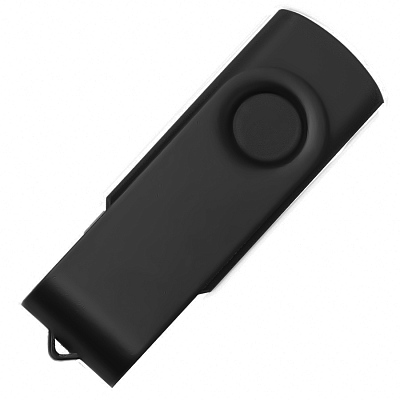 USB flash-карта DOT (16Гб), черный, 5,8х2х1,1см, пластик, металл (Чёрный)