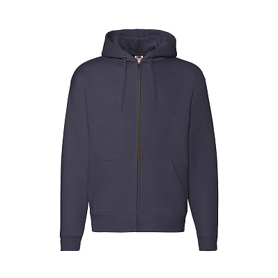 Толстовка с начесом PREMIUM HOODED SWEAT JACKET 280 (Глубокий темно-синий)