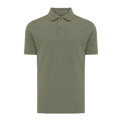 Рубашка поло Iqoniq Yosemite из переработанного хлопка-пике, унисекс, 220 г/м² (Вересково-зеленый;)