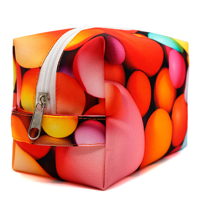 Несессер-косметичка Тинт с полноцветной печатью (Красный) Несессер-косметичка Тинт с полноцветной печатью (Красный)