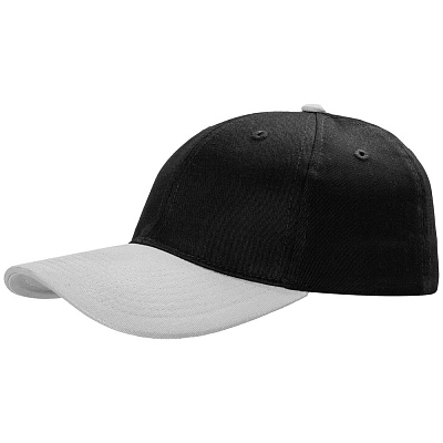 Бейсболка Ben Loyal, черная с серым (Серый)