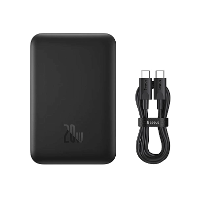 Беспроводной магнитный ПЗУ Baseus Magnetic Mini Air 10000mAh 20W, белый