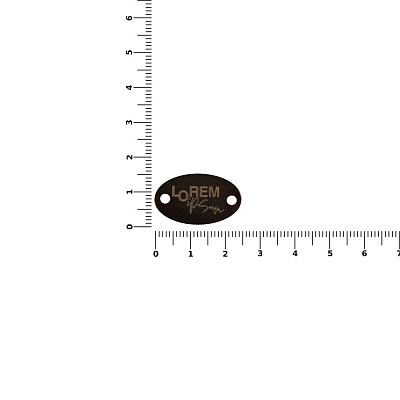 Шильдик металлический Alfa Oval, серый металлик