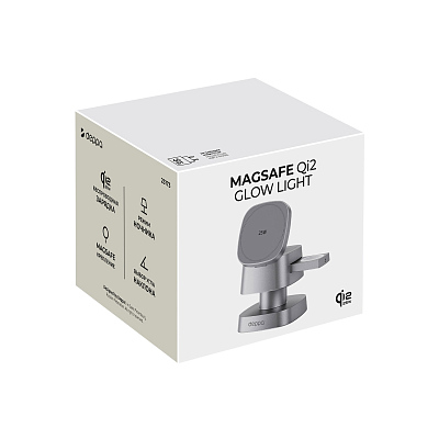 Беспроводное ЗУ 3 в 1, Qi2.2 25W Glow Ligh