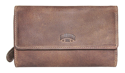 Кошелек женский KLONDIKE «Donna», натуральная кожа в светло-коричневом цвете, 18 х 10,5 х 3 см (Коричневый)