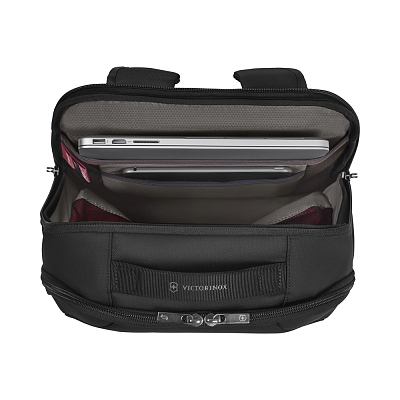 Рюкзак VICTORINOX Crosslight City Daypack, черный, RPET полиэстер, 32x18x46 см, 20 л