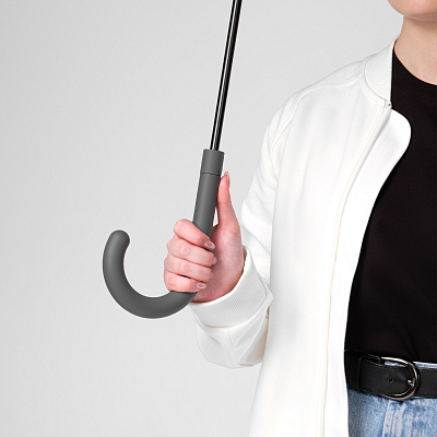 Зонт-трость Фантом (Phantom), серый