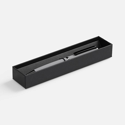 Ручка шариковая Inkish Gunmetal в футляре, серая