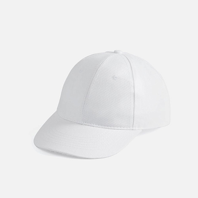 Бейсболка Apollo, белая (Белый) Бейсболка Apollo, белая (Белый)