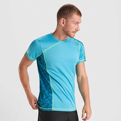 Спортивная футболка SOCHI мужская, ГОЛУБОЙ S (Голубой полуматовый)