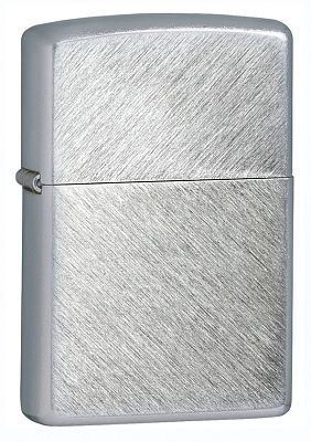 Зажигалка ZIPPO с покрытием Herringbone Sweep, латунь/сталь, серебристая, матовая, 38x13x57 мм (Серебристый)