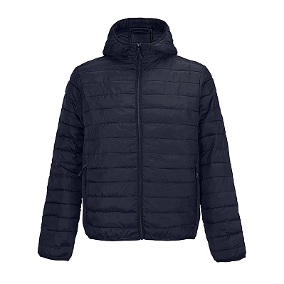 Куртка мужская "STREAM HOODED" 280Т (Темно-синий)