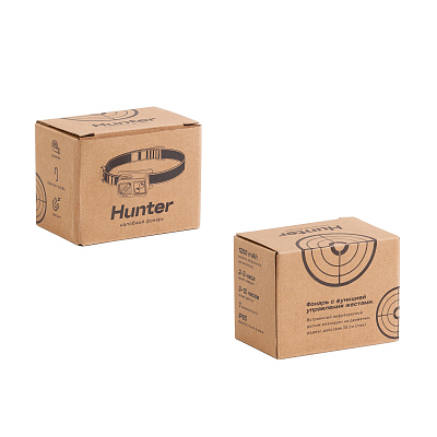 Налобный фонарь "Hunter", серый