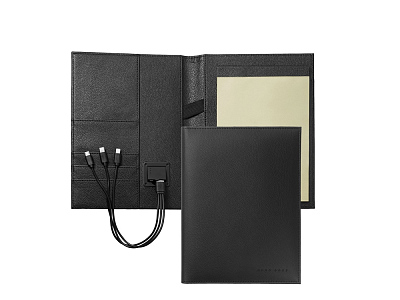 Папка А5 + портативное зарядное устройство Storyline Black (Черный)