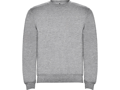 Свитшот с начесом Clasica унисекс (Серый меланж)