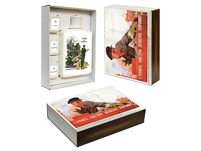 Набор Спички строительные (Белый/разноцветный)