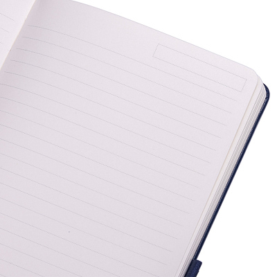 Бизнес-блокнот GLORI, A5, серый, твердая обложка, в линейку