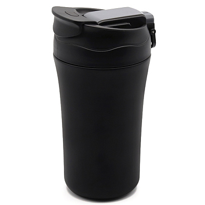 Термокружка с двойными стенками Molly, черная (Чёрный)