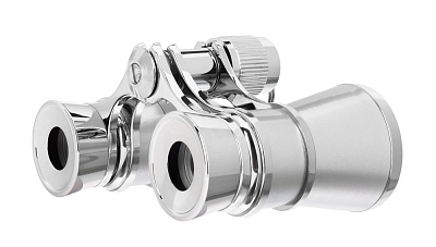 Театральный бинокль Broadway 325B, серебристый