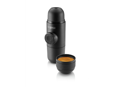 Ручная мини кофемашина Minipresso, капсульная (Чёрный)