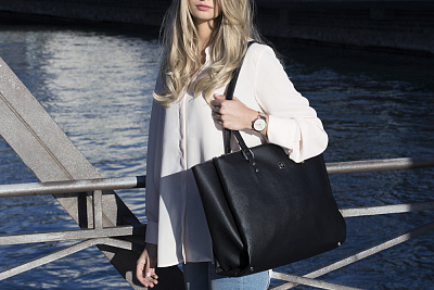 Сумка женская WENGER RosaLyn 14'', черная, полиэстер, 38х29х24 см, 20 л