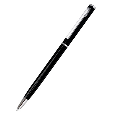 Ручка металлическая Альдора, черный (Чёрный)