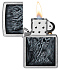 Зажигалка ZIPPO Evil Tree с покрытием Street Chrome, латунь/сталь, серебристая, 38x13x57 мм - Фото 3