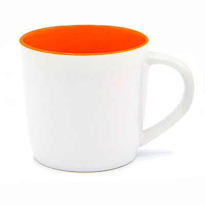 Кружка Happy, оранжевая (Оранжевый)