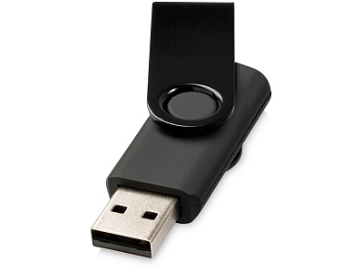 USB-флешка на 4 Гб Rotate Metallic (Черный)