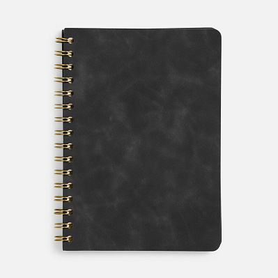 Ежедневник Spiral, недатированный, черный (Чёрный)